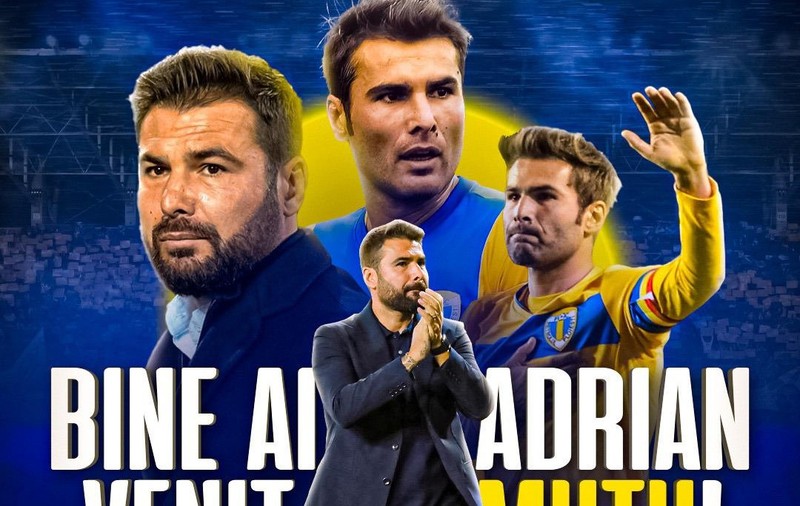 Adrian Mutu este noul antrenor al echipei Petrolul Ploieşti