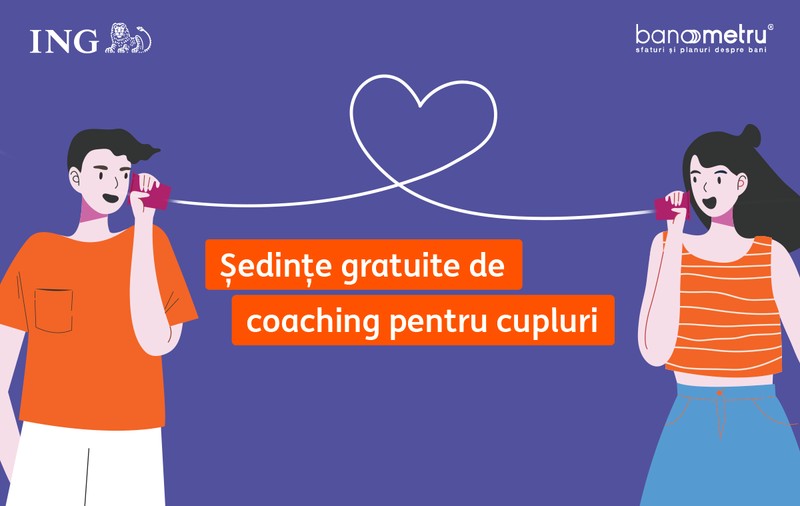 Ședințe gratuite de coaching financiar, speciale pentru cupluri: Îmbunătățiți-vă relația cu Banometru &amp; ING!