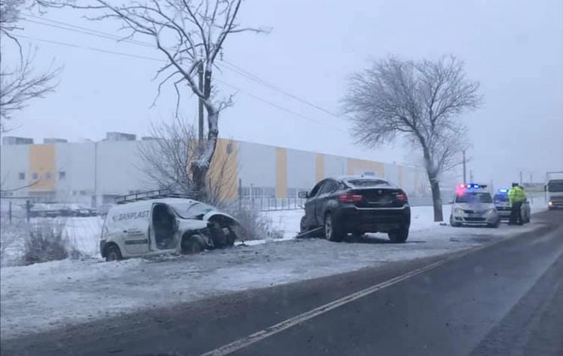 Accident mortal, în Bihor, din cauza unui șofer care circula cu anvelope de vară