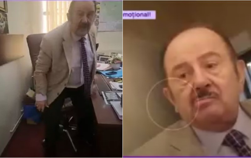 Fostul prefect de Gorj a bruscat o jurnalistă care a vrut să-l întrebe de ce s-a urcat la volan pentru a șasea oară la volan cu permisul suspendat