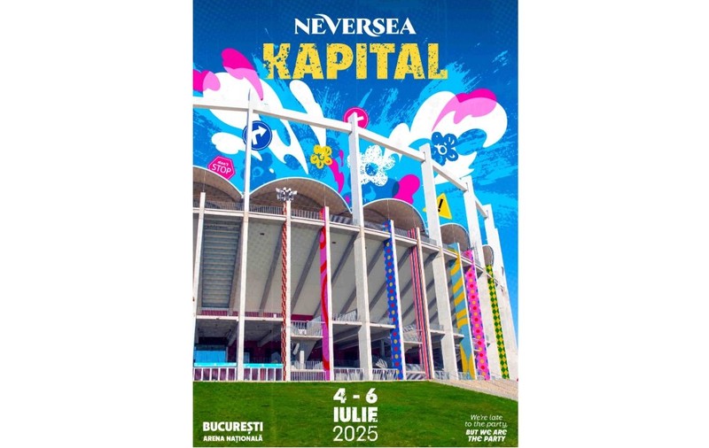 Neversea Kapital - între 4 și 6 iulie, pe Arena Națională din Capitală