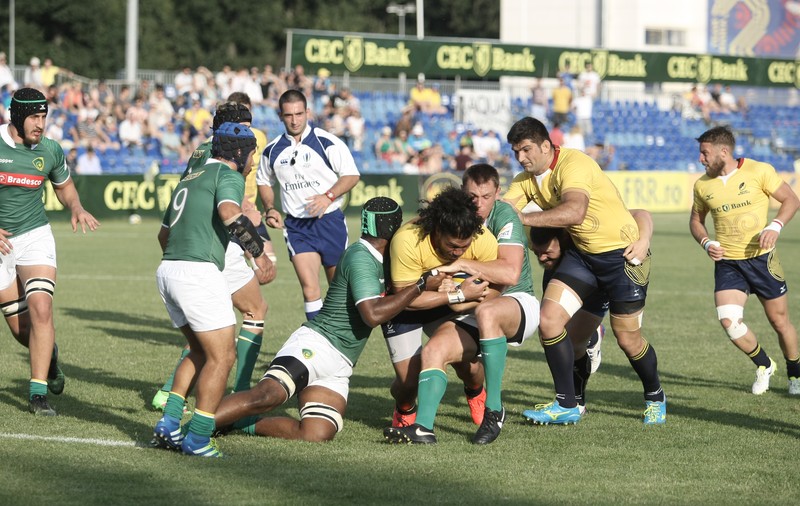 Rugby. România - Brazilia 56-5. Moment de reculegere și încasările, pentru familia îndoliată a unui fost rugbist | FOTO