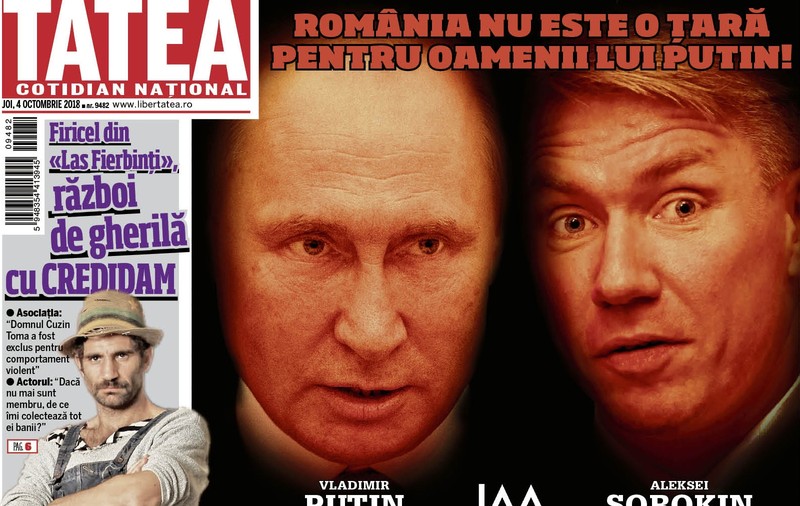 ”No Country for Putin's men", copertă specială azi în Libertatea!