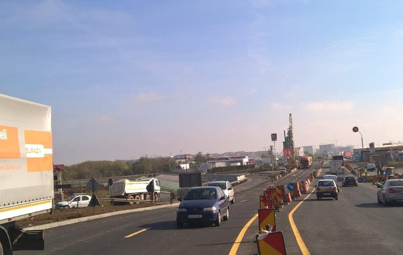 Pe centura de Nord-Vest a Capitalei se circulă pe patru benzi, din 27 octombrie