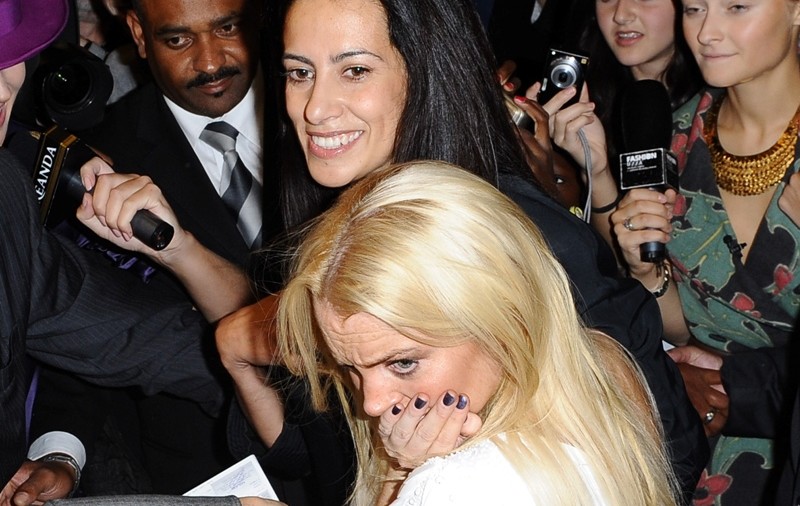 Foto / Lindsay Lohan, în lacrimi  la Săptămâna modei de la Paris 