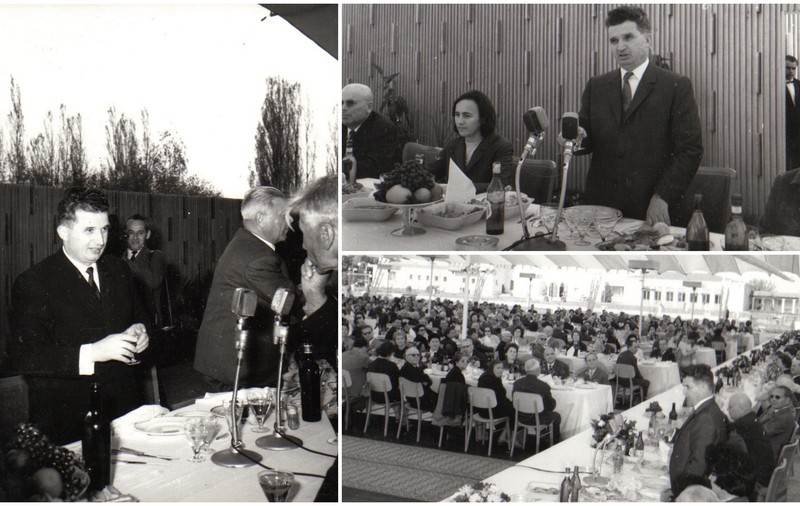 Imagini de la o petrecere cu Nicolae Ceaușescu și Elena Ceaușescu de acum 55 de ani. Cum sărbătoreau de 1 Mai