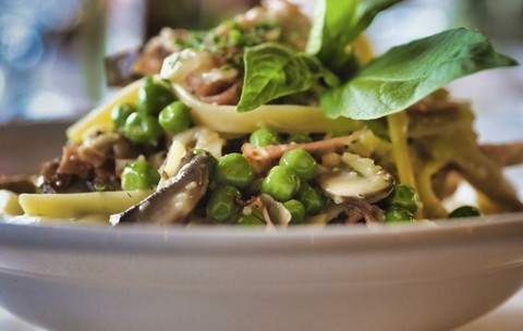 Fettuccini carbonara la restaurantul Panza's, în Saratoga Springs, New York. Imagine cu caracter ilustrativ. Sursă foto: Getty Images.