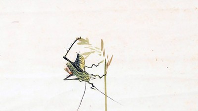 Greierele, de Qi Baishi (1864-1957)