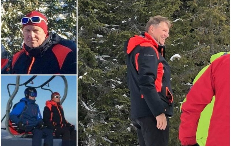 Klaus Iohannis, la schi în Munții Șureanu. Președintele a schiat de mai multe ori în această zonă