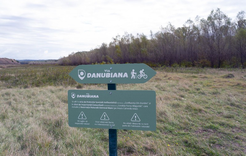 Via Danubiana. Traseul proiectat pe 1.075 de kilometri, de la Baziaș la Sulina. Sectorul-pilot, construit deja în Giurgiu 