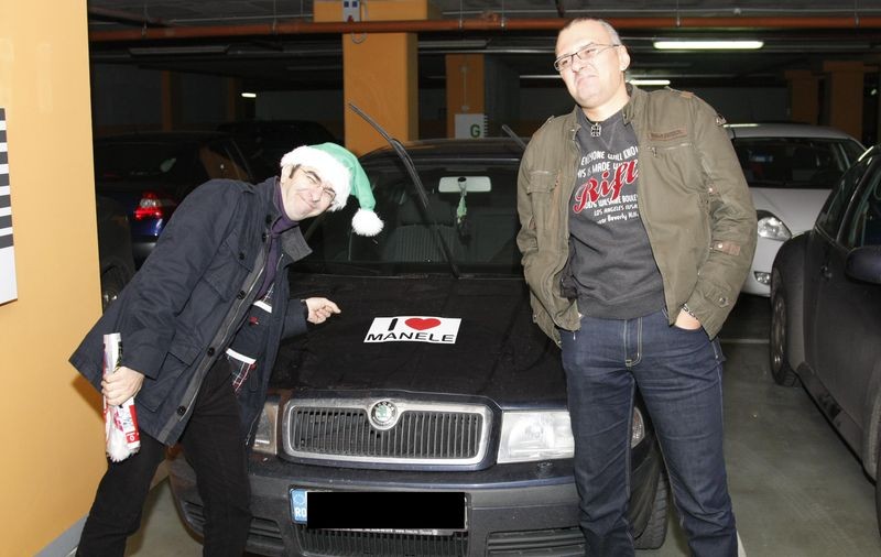 Grinch i-a "manelizat" maşina lui Hrubaru 