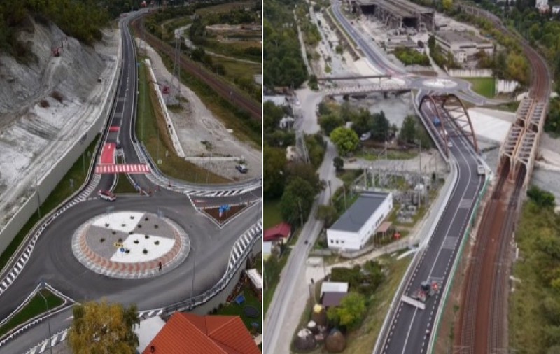 Lucrări pe centura orașului Comarnic