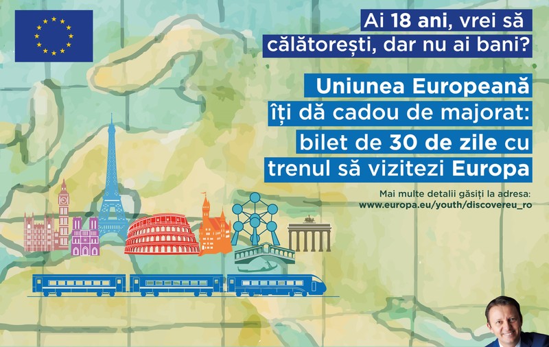 Start la călătorii gratuite cu trenul în UE. Tinerii de 18 ani, vacanţe cu trenul timp de o lună: "A înţelege pe ce lume trăieşti este esenţial"