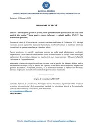 Comunicatul CNCAV din 5 februarie 2021
