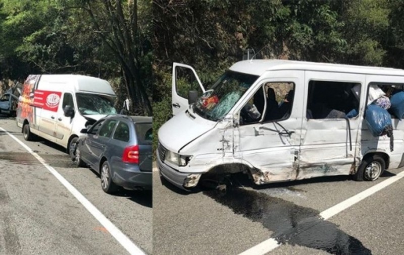 UPDATE: 13 oameni, la spital în urma accidentului de pe Valea Oltului. Patru dintre ei sunt grav răniți