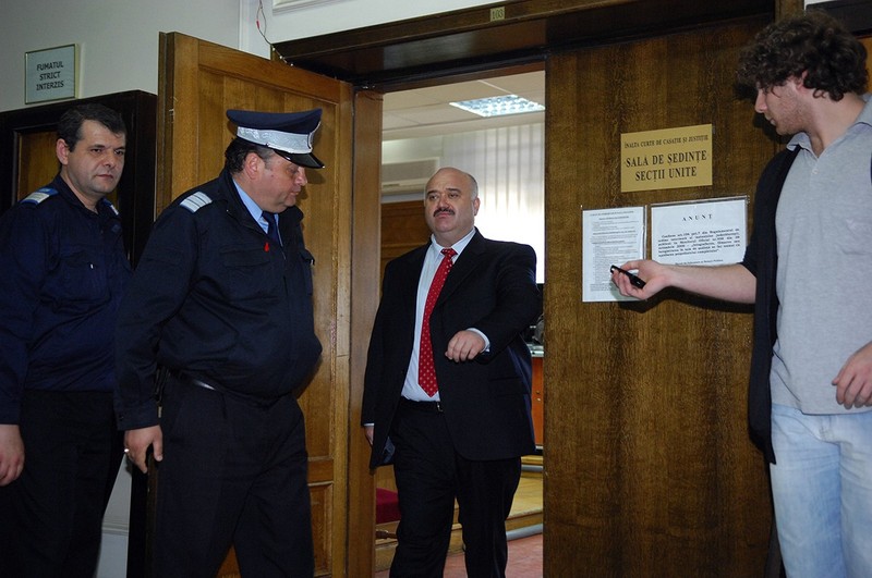 Cătălin Voicu la sediul Înaltei Curți de Casație și Justiție. Sursa foto: Agerpres