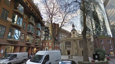 Clădirea de birouri a fost ridicată pe locul casei în care se crede că Shakespeare a scris „Romeo și Julieta” sursă foto: captură Google Street View