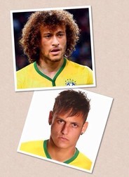 Neymar cu freza lui David Luiz sau David luiz cu freza lui Neymar? foto: Facebook.com