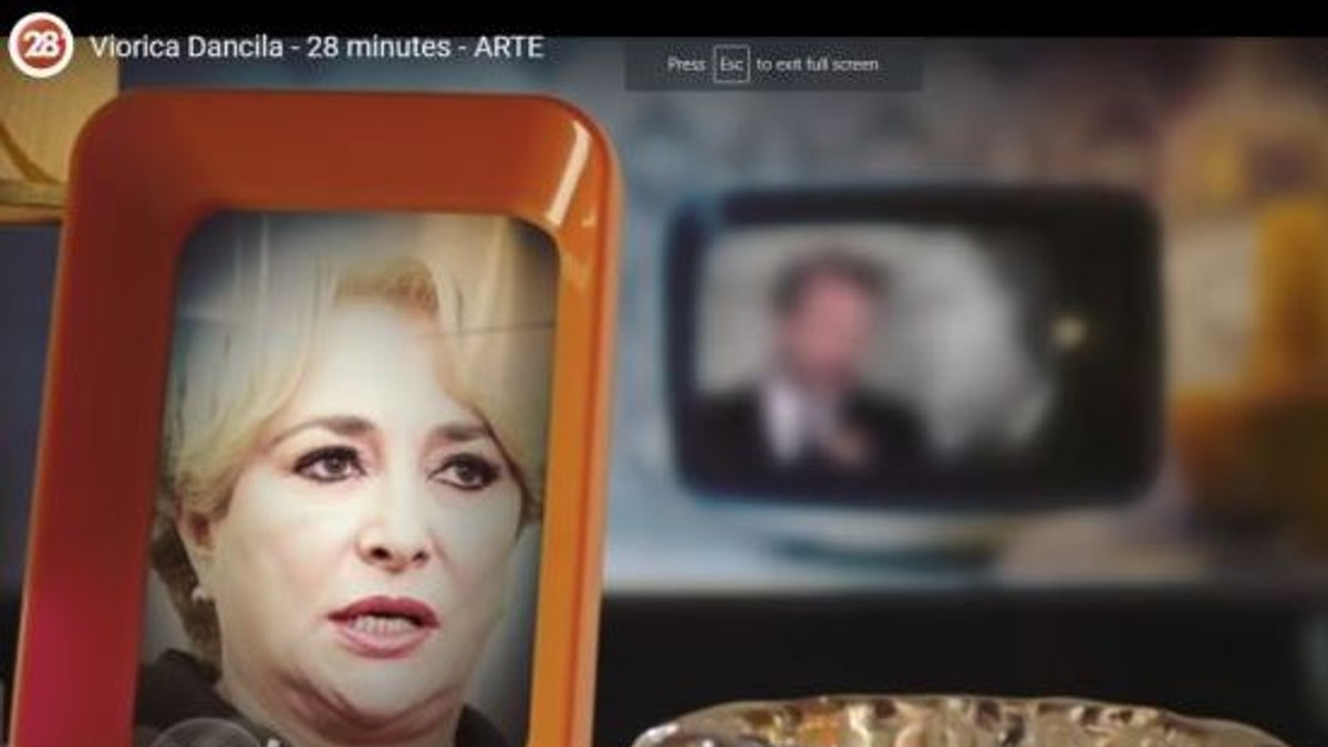 Emisiune satirică despre Viorica Dăncilă și Liviu Dragnea. Captură video
