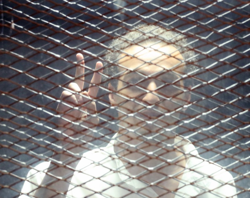 FOTO | Jurnalistul egiptean Mahmoud Abu Zeid a fost eliberat după cinci ani de închisoare. A fost arestat pentru că a relatat despre protestele sângeroase din Cairo