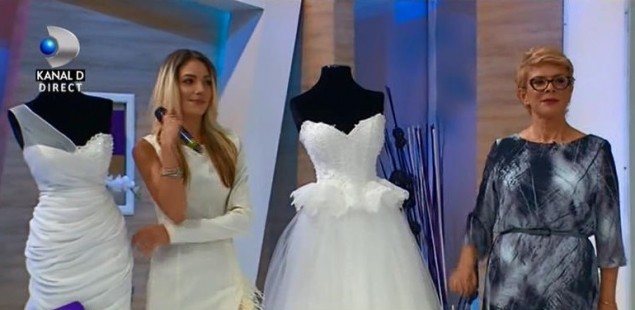Misty și-a ales rochia de mireasă, în direct la tv