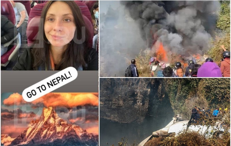 Ultima fotografie, chiar înainte să cadă avionul în care au murit 67 de oameni. O rusoaică a scris pe Instagram: „Merg în Nepal”