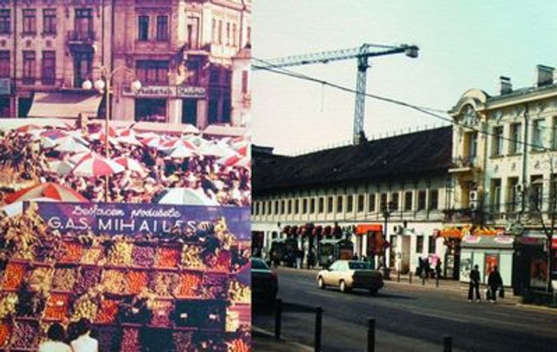 Câte tarabe erau în Piaţa Unirii!