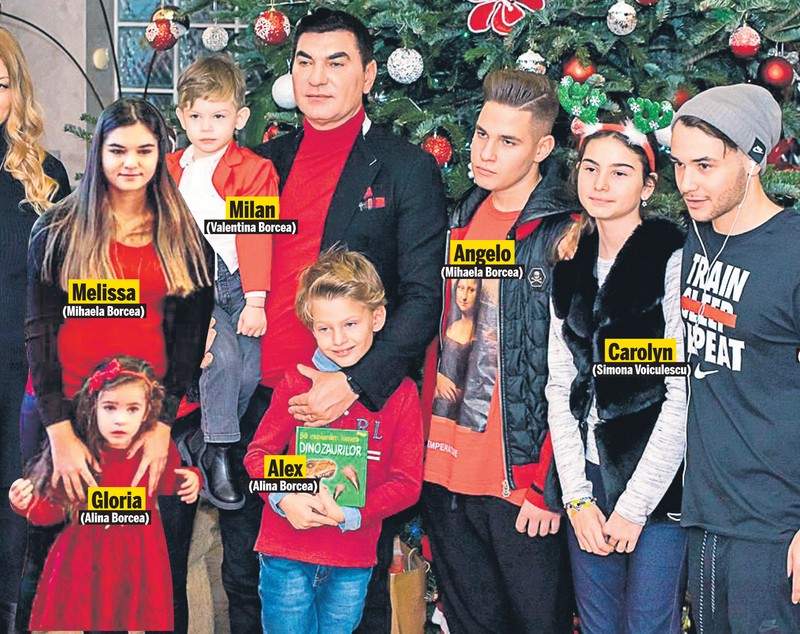 EXCLUSIV | Primele fotografii cu clanul Borcea! De sărbători, omul de afaceri și-a strâns laolaltă cei șapte copii pe care îi are cu patru femei!