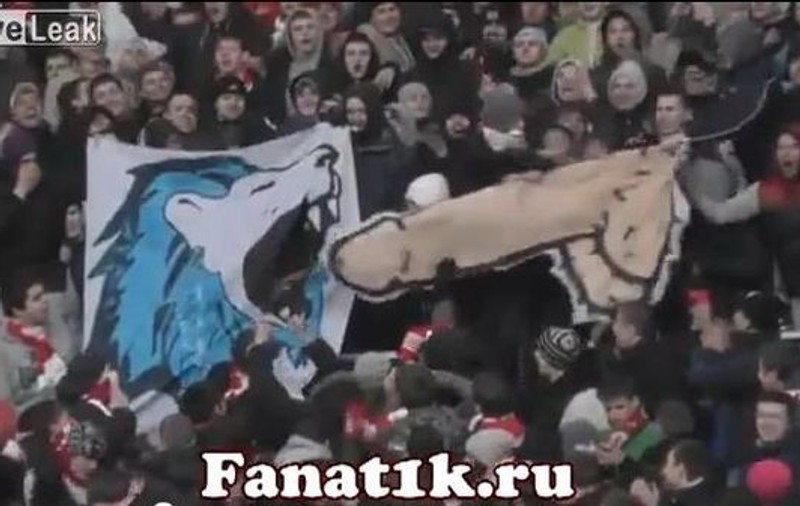Uite ce perversiuni au făcut fanii moscoviţi la derby-ul cu Zenit! | VIDEO INCREDIBIL