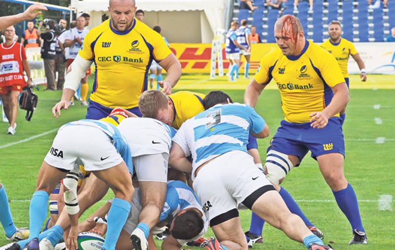 Sânge şi oase rupte! Rugbiştii români şi cei argentinieni nu s-au menajat deloc la IRB Nations Cup