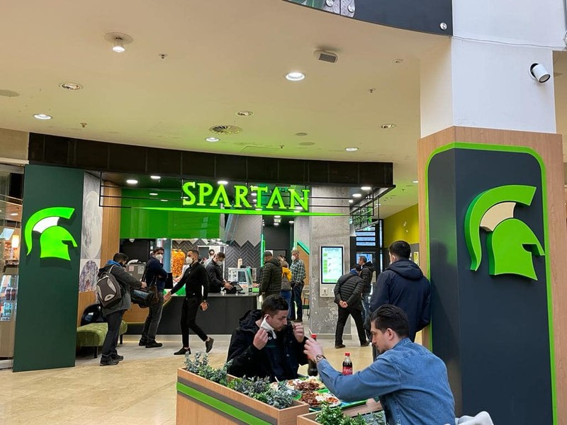 Restaurantul Spartan din Viena, la scurt timp după deschidere. | Foto: Facebook