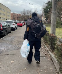 Emil a plecat de la spital, după ce a primit îngrijiri medicale. Foto: Privat