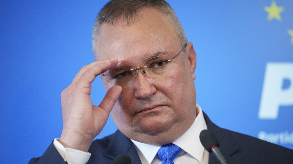 Presedintele PNL, Nicolae Ciuca, sustine un discurs in timpul unei conferinte de presa comune cu presedintele PPE, Manfred Weber, la sediul PNL din Bucuresti, marti, 5 martie 2024. ANDREEA ALEXANDRU / MEDIAFAX FOTO / Hepta
