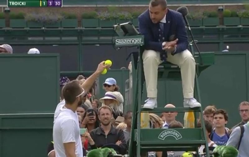 Wimbledon. Sârbul Viktor Troicki și-a ieșit din minți, la meciul cu spaniolul Albert Ramos: ”Ești un idiot!” / VIDEO