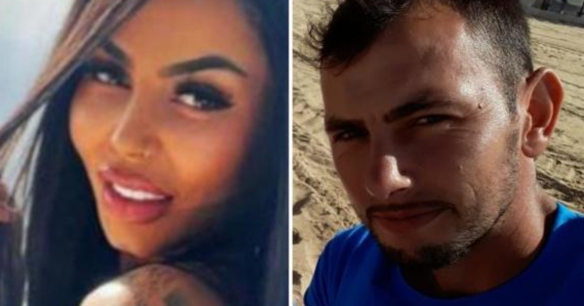 Denisa Maria Păun, românca ucisă în Italia, și Vasile Frumuzache, românul care a mărturisit crima
