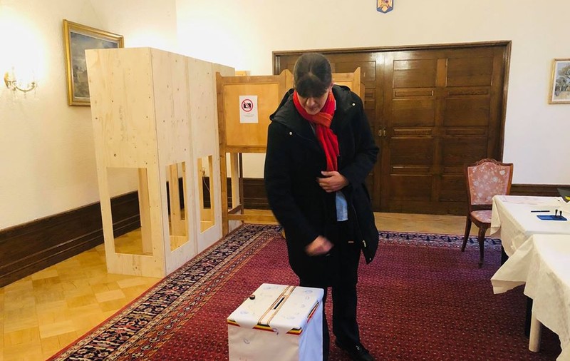 Laura Codruţa Kovesi a votat la Helsinki