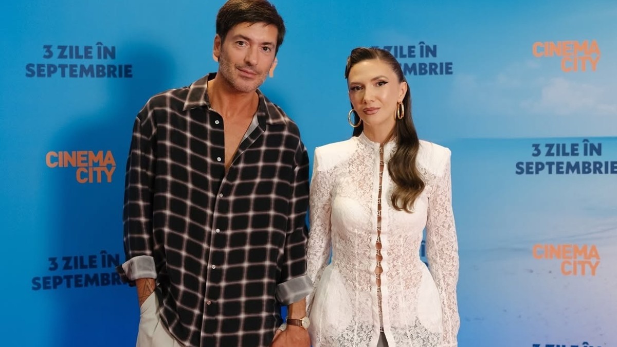 Radu Valcan și Adela Popescu la premiera de gală a filmului 3 zile în septembrie