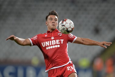 Mihai Neicuțescu, în tricoul echipei Dinamo București FOTO: Hepta/ALEXANDRU DOBRE / MEDIAFAX FOTO
