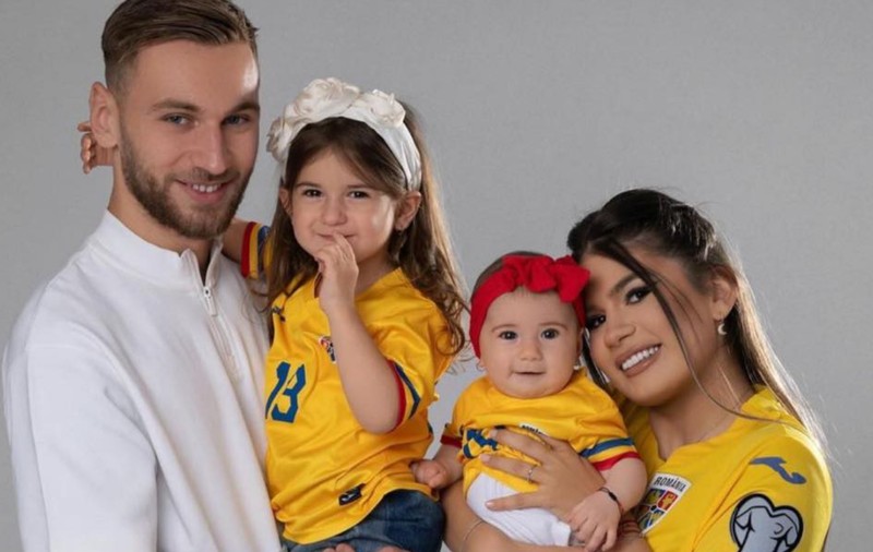 Mesajul transmis de Vanessa, soția lui Denis Drăguș, după ce fotbalistul a înscris golul decisiv în meciul Lituania - România: „Ești eroul nostru”