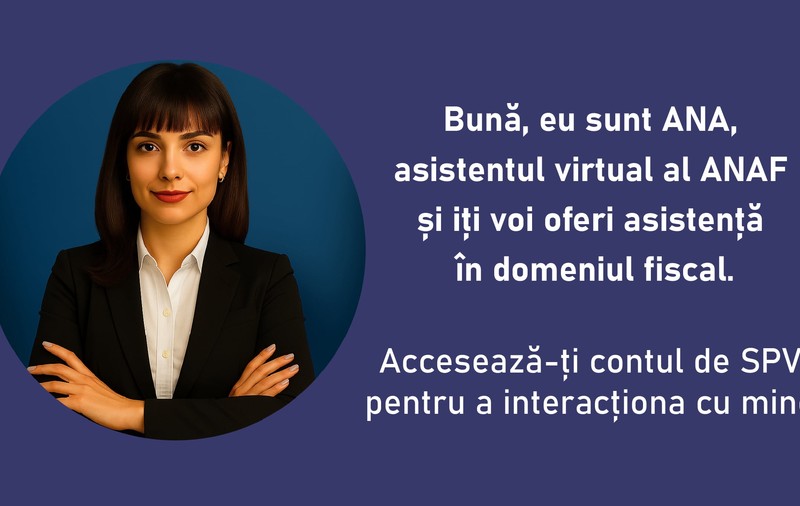 ANA, chatbotul ANAF, tânăra față a unei birocrații bătrâne