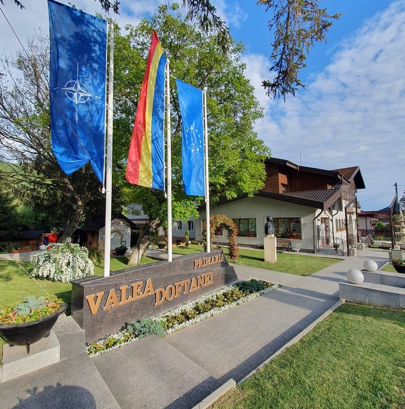 Primăria Valea Doftanei. Foto: Pagina de Facebook a primăriei