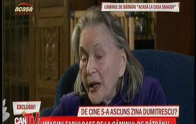 Află ce-i lipsește Zinei Dumitrescu la azil! 