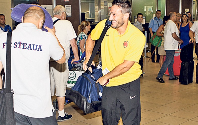 Piovaccari s-a ţinut de poante ieri, înaintea plecării spre Tbilisi | FOTO