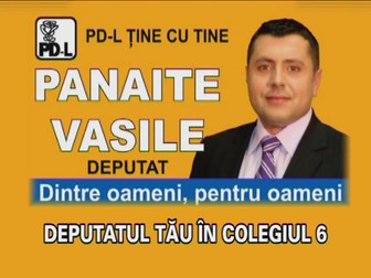 Vasile Panaite a candidat ca deputat din partea PDL