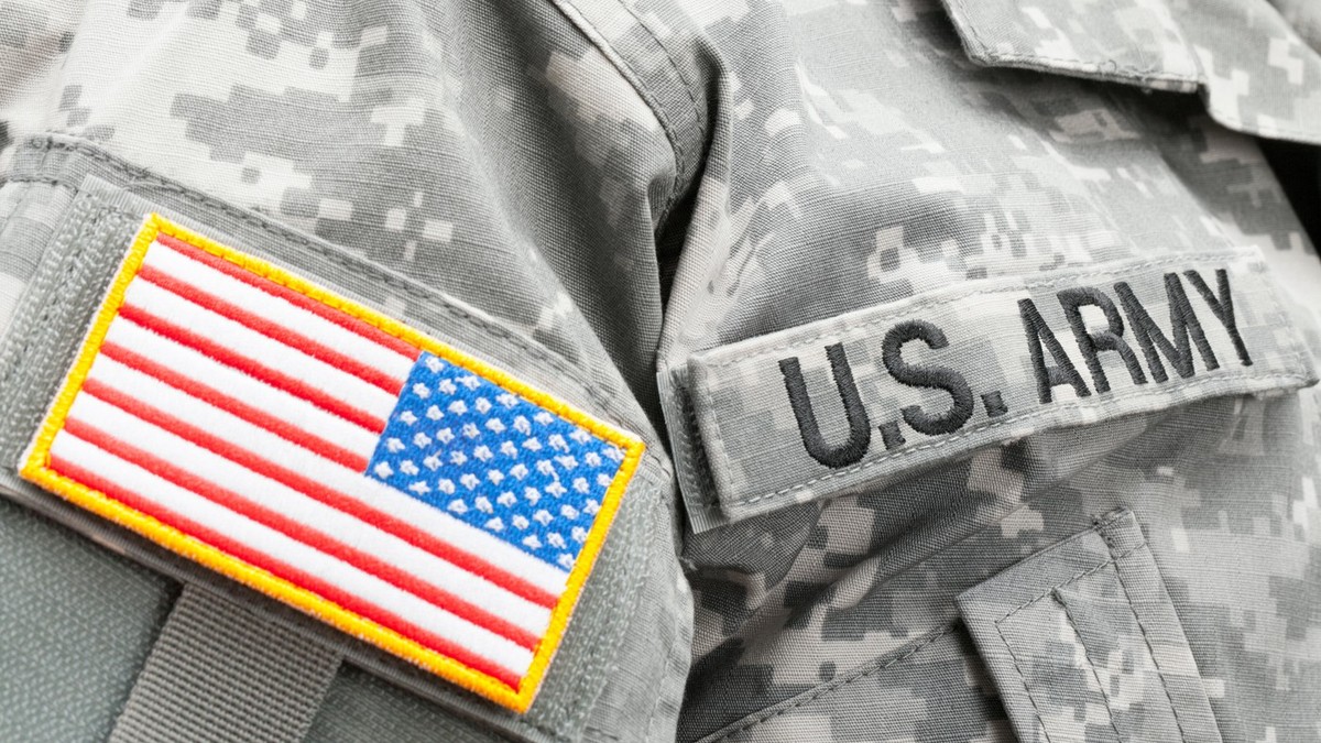 Steagul SUA, pe uniforma unui soldat american. Imagine cu caracter ilustrativ Foto: Profimedia