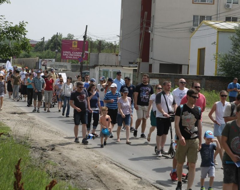 FOTO/ Protest în Prelungirea Ghencea. Este a 10-a acțiune de protest din ultimii 5 ani