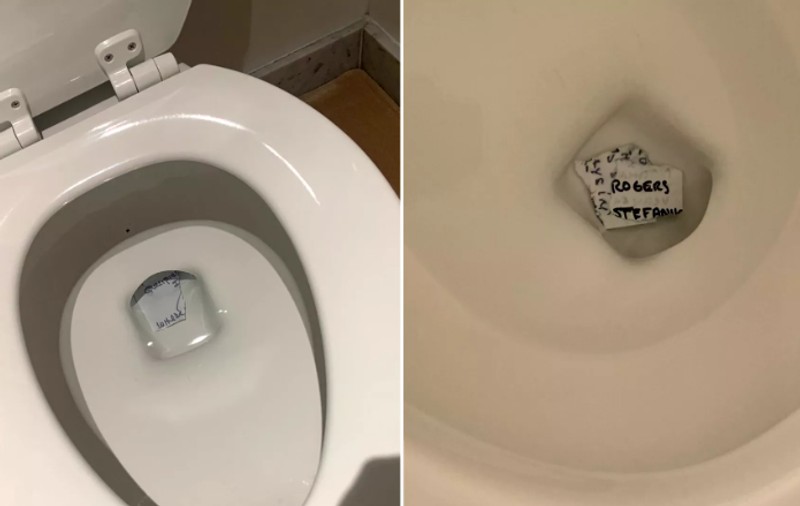 Au apărut imagini cu notițele scrise de mână pe care Donald Trump ar fi obișnuit să le rupă și să le arunce în toaletă