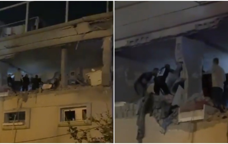 Atac cu rachetă în centrul Israelului. Mai mulți oameni au fost răniți, după ce aceasta a căzut pe o clădire, în Tira I VIDEO