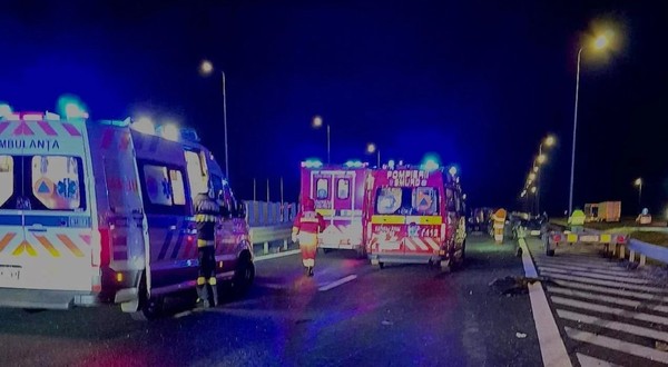 Accident pe A1 în Arad cu cinci mașini