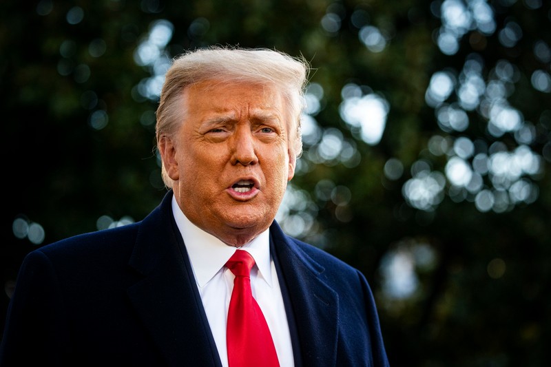 Fostul președinte Donald Trump a vehiculat teoria virusului scăpat din laborator FOTO: EPA